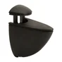 LOT 2 CLIPS POUR TABLE VERRE 2-6MM NOIR