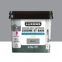 Peinture carrelage, meuble, crédence granit 3 satin LUXENS Cuisine et bain 0.75l