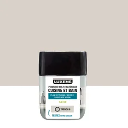 Testeur peinture carrelage, meuble, crédence trench 6 satin LUXENS Cuisine et bain