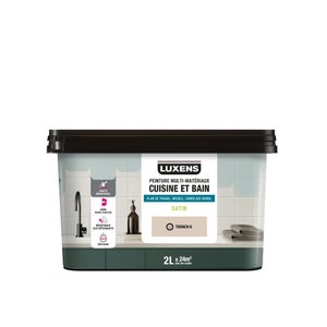 Peinture carrelage, meuble, crédence trench 6 satin LUXENS Cuisine et bain 2l