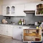 Peinture carrelage, meuble, crédence blanc satin LUXENS Cuisine et bain 2l