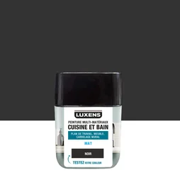 Testeur peinture carrelage, meuble, crédence noir mat LUXENS Cuisine et bain