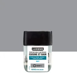 Testeur peinture carrelage, meuble, crédence granit 3 mat LUXENS Cuisine et bain