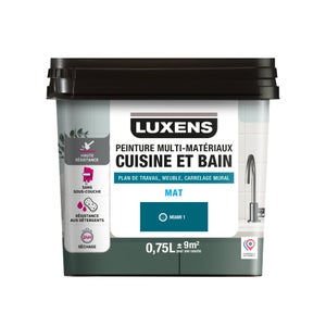 Peinture carrelage, meuble, crédence miami 1 mat LUXENS Cuisine et bain 0.75l