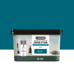 Peinture carrelage, meuble, crédence miami 1 mat LUXENS Cuisine et bain 2l