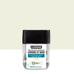 Testeur peinture carrelage, meuble, crédence cool 3 satin LUXENS Cuisine et bain 0.075l