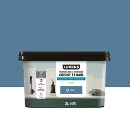 Peinture carrelage, meuble, crédence fjord 2 satin LUXENS Cuisine et bain 2l