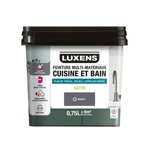 Peinture carrelage, meuble, crédence granit 2 satin LUXENS Cuisine et bain 0.75l