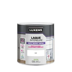 Peinture boiserie, blanc, satin, LUXENS, Laque, 0.5l