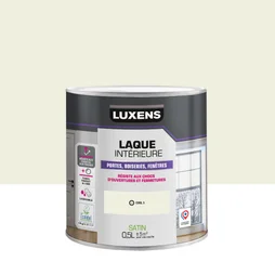 Peinture boiserie, blanc cool 3 satin, LUXENS, Laque, 0.5l
