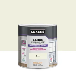 Peinture boiserie, blanc cool 3 brillant, LUXENS, Laque, 0.5l