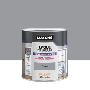 Peinture boiserie, gris granit 3 brillant, LUXENS, Laque, 0.5l