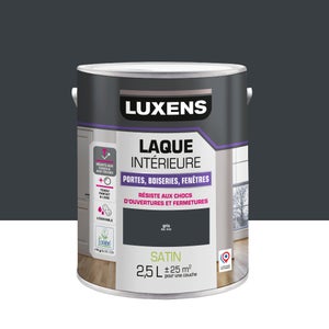 Peinture boiserie, grey ral satin, LUXENS, Laque, 2.5l