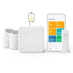 Kit de démarrage thermostat connecté et intelligent filaire TADO + 2 têtes