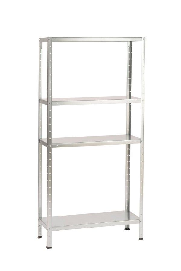 Etagère métal  l72,5 x H145 x P30cm 4 tablettes