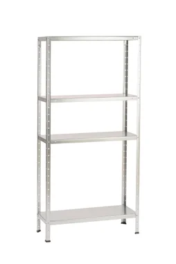 Etagère métal  l72,5 x H145 x P30cm 4 tablettes