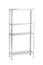 Etagère métal  l72,5 x H145 x P30cm 4 tablettes