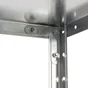 Etagère métal  l72,5 x H145 x P30cm 4 tablettes