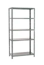 Etagère métal SPACEO 5 tablettes H.90 x l.187 x P.40 cm gris