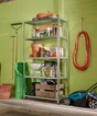 Etagère métal SPACEO 5 tablettes H.90 x l.187 x P.40 cm gris