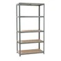 Etagère acier époxy SPACEO, 5 tablettes l.100xH.196xP.5