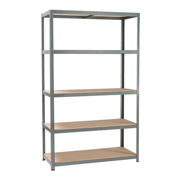 Etagère acier époxy SPACEO, 5 tablettes l.120xH.196xP.50
