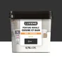 Peinture mur cuisine et bain, LUXENS, noir satin, 0.75 litre