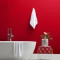 Peinture mur cuisine et bain, LUXENS Crimson 2 satin, 2 litres