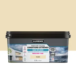 Peinture facade 2en1 LUXENS, ton pierre, 2.5 l