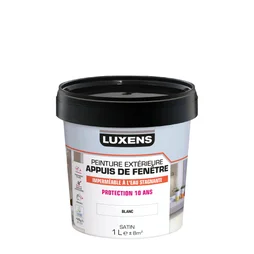 Peinture appui de fenêtre LUXENS, blanc, 1 L