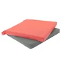 Galette de chaise Joy, déperlante, INSPIRE, lava3 rouge terracotta, 40X40, épaisseur 4cm