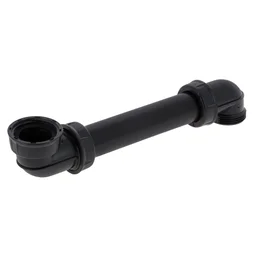 Tubulure gain de place diam.32 mm noir