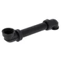 Tubulure gain de place diam.32 mm noir