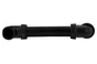 Tubulure gain de place diam.32 mm noir
