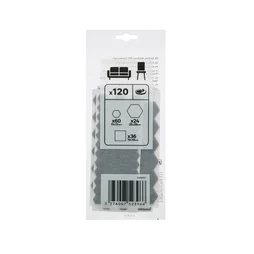 Lot de 120 patins feutre adhésif marron