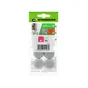 Lot de 8 patins gliss+adhésif STANDERS  gris 25mm