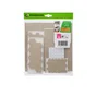 Lot de 123 patins feutre+caoutchouc adhésif STANDERS