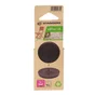 Lot de 4 patins plastique  à clou marron 37mm