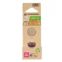 Lot de 4 patins feutre laine+clou marron 22mm