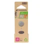 Lot de 4 patins gliss ALVEOLE clou marron 19mm