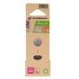 Lot de 4 patins gliss ALVEOLE clou marron 17mm