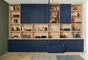 Porte battante SPACEO Evo'M Delhi Bleu marine H.63,7 X L.39,7 cm