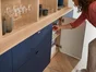 Porte battante SPACEO Evo'M Delhi Bleu marine H.63,7 X L.59,7 cm