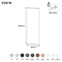 Porte battante SPACEO Evo'M Delhi Bleu marine H.204,5 X L.39,7 cm