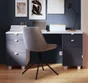 Porte battante SPACEO Evo'M Delhi Bleu marine H.38,1 X L.39,7 cm