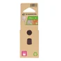 Lot de 4 embouts enveloppant plastique  STANDERS noir 14mm