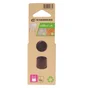 Lot de 4 embouts enveloppant plastique  STANDERS noir 20mm