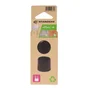 Lot de 4 embouts enveloppant plastique  STANDERS noir 25mm