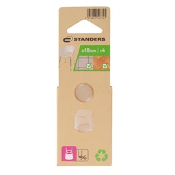 Lot de 4 embouts enveloppant transparent 18mm