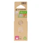 Lot de 4 embouts enveloppant transparent 18mm